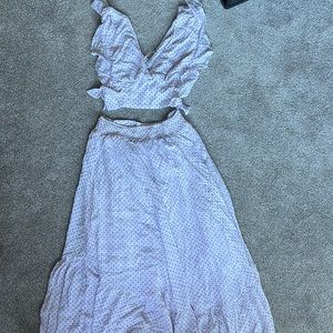 Free people polka dot set